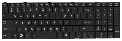 Replacement laptop keyboard TOSHIBA Satellite C850 C855 C870 L850 L855 L870 (SMALL ENTER)