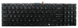 Replacement laptop keyboard MSI APACHE GE62 GL62 GE72 WS60 (WHITE BACKLIT)