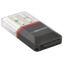 ESPERANZA Czytnik kart MicroSD USB Czarny EA134K