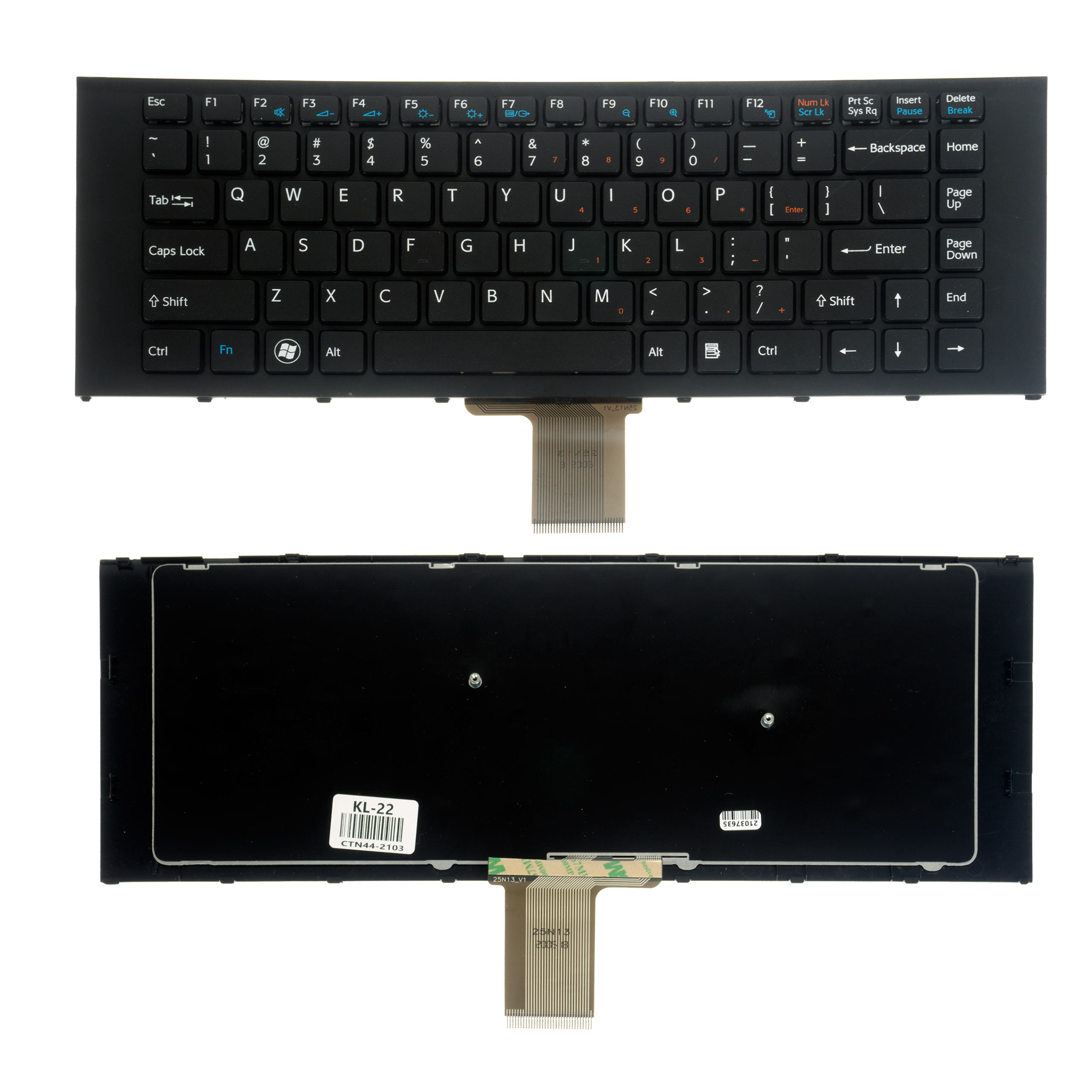 Klawiatura do laptopa SONY Vaio VPC-EA PCG-61211M (Z RAMKĄ)